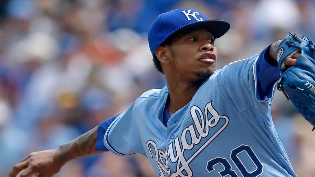 
Royals starting pitcher Yordano Ventura had a career-best 11 strikeouts Thursday against the Baltimore Orioles at Kauffman Stadium. 
