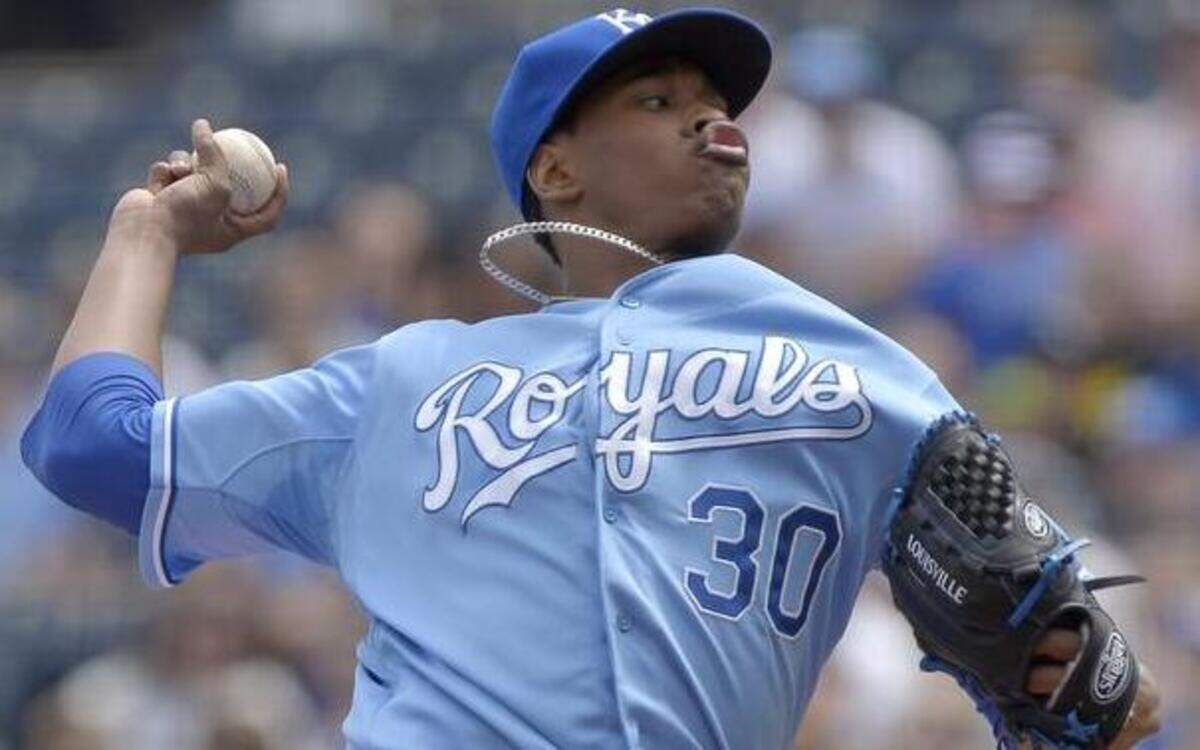 
Royals starting pitcher Yordano Ventura
