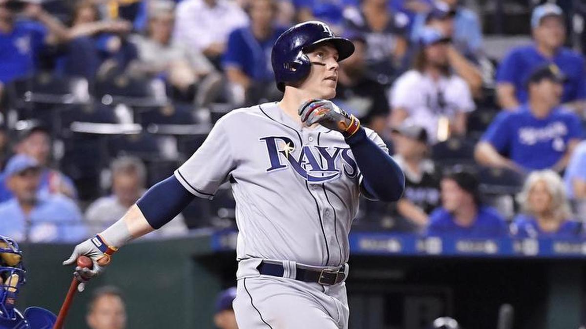 Logan Morrison hit 38 home runs for the Rays in 2017, tied for second-most among all major-league first basemen, and put up an .868 OPS.