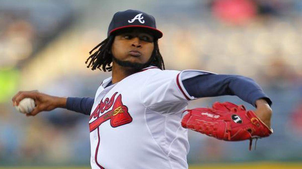 
Ervin Santana was 14-10 with a 3.95 ERA in 2014 for the Atlanta Braves and is now a free agent.
