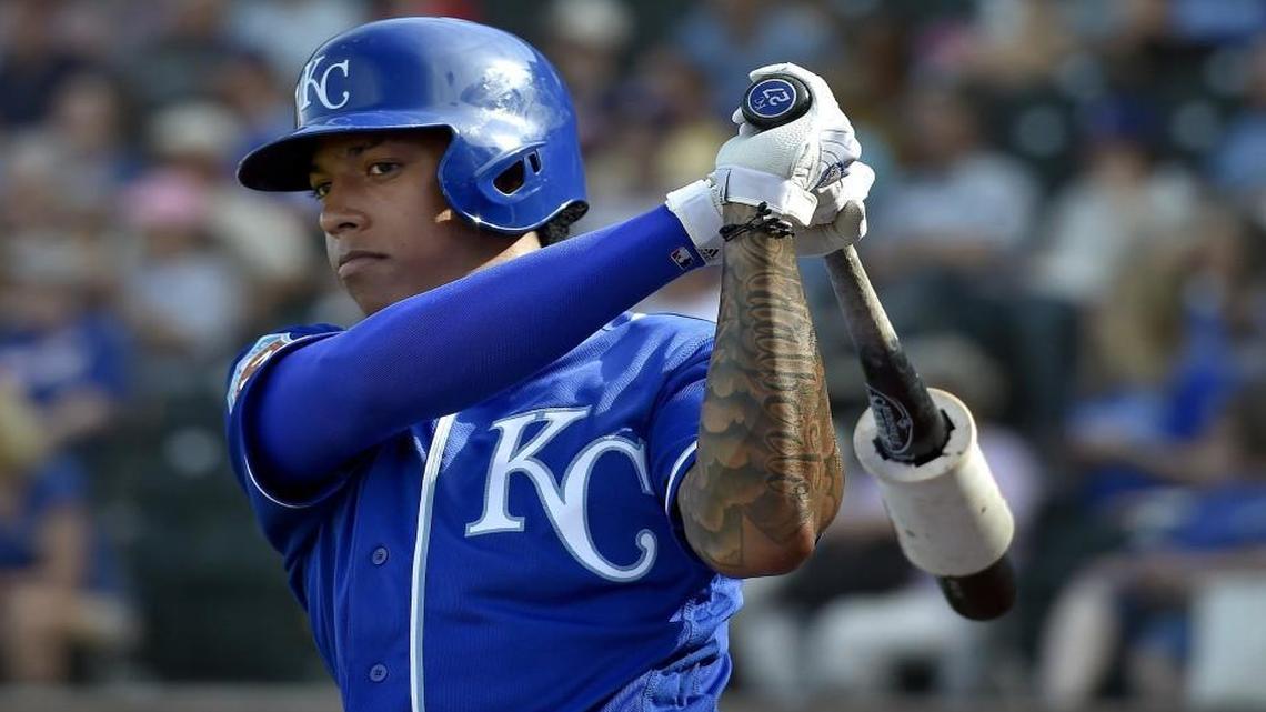 Kansas City Royals minor leaguer Raul Mondesi.