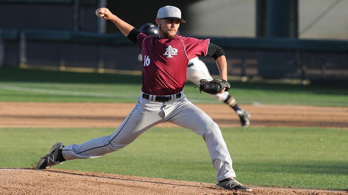 Royals prospect Josh Staumont discovered he could approach triple digits with his fastball while pitching at Azusa Pacific University in California.