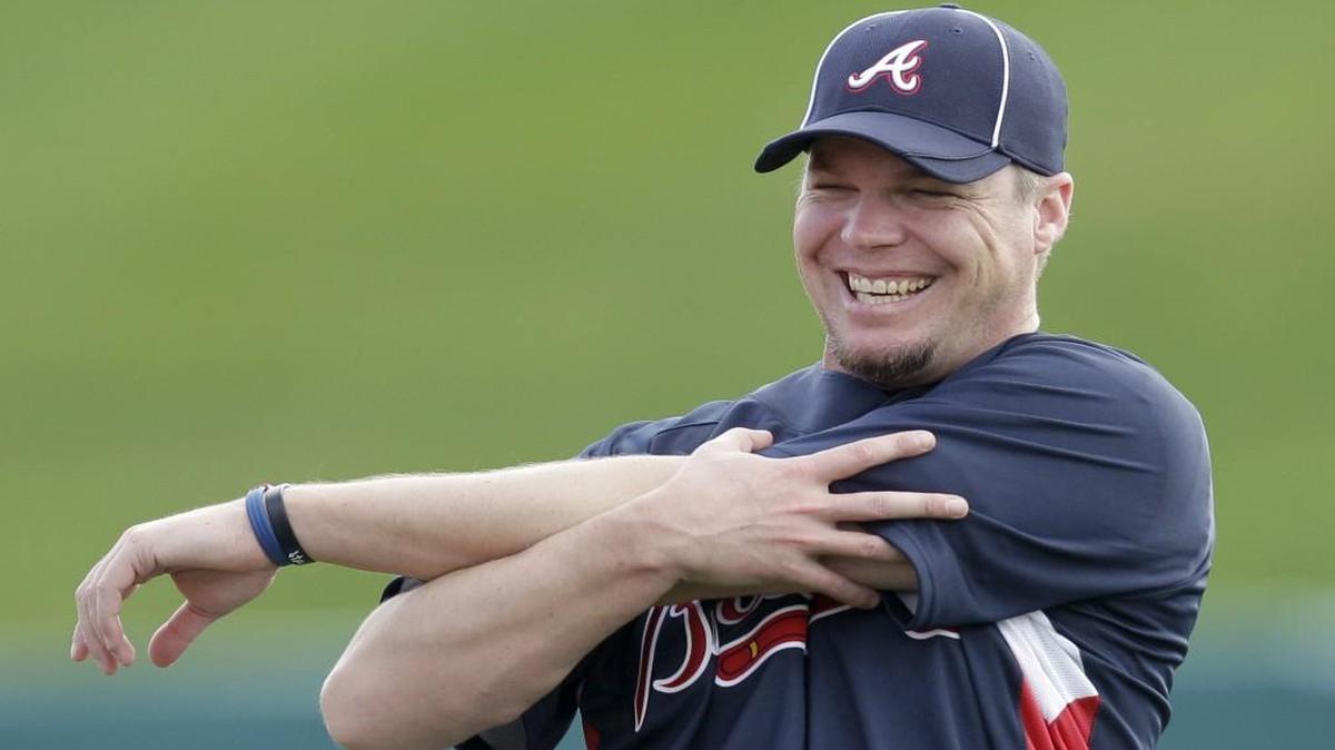 Former Atlanta Braves star third baseman Chipper Jones in 2010.