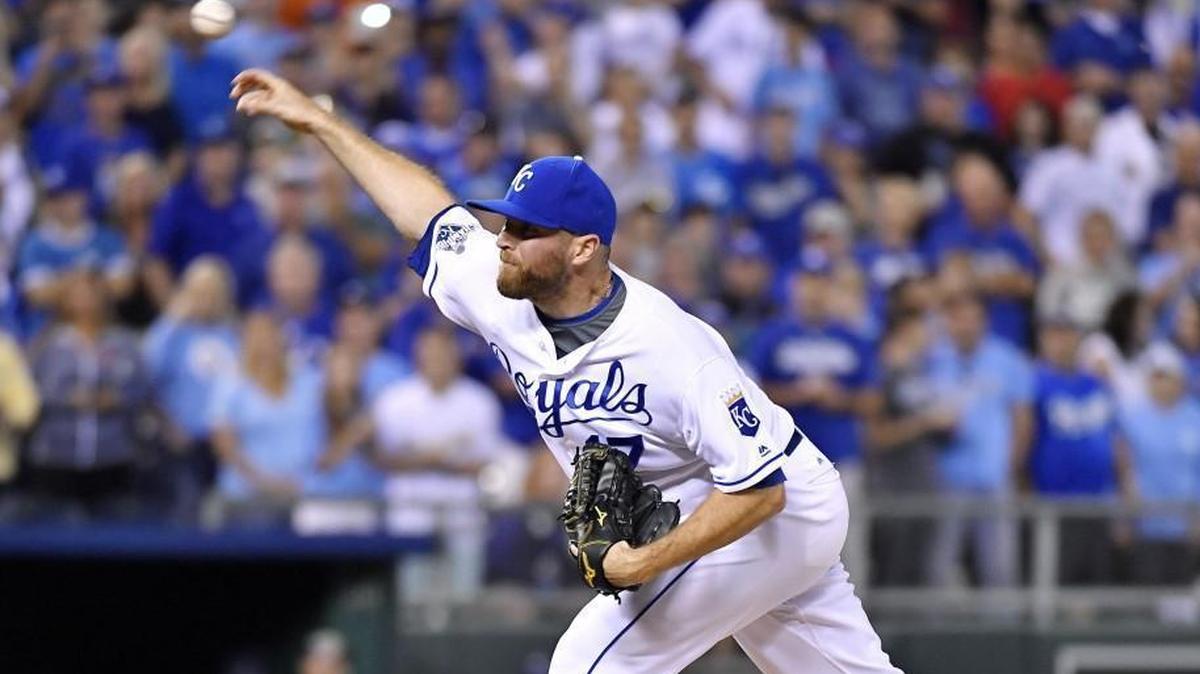 Former Royals relief pitcher Wade Davis.