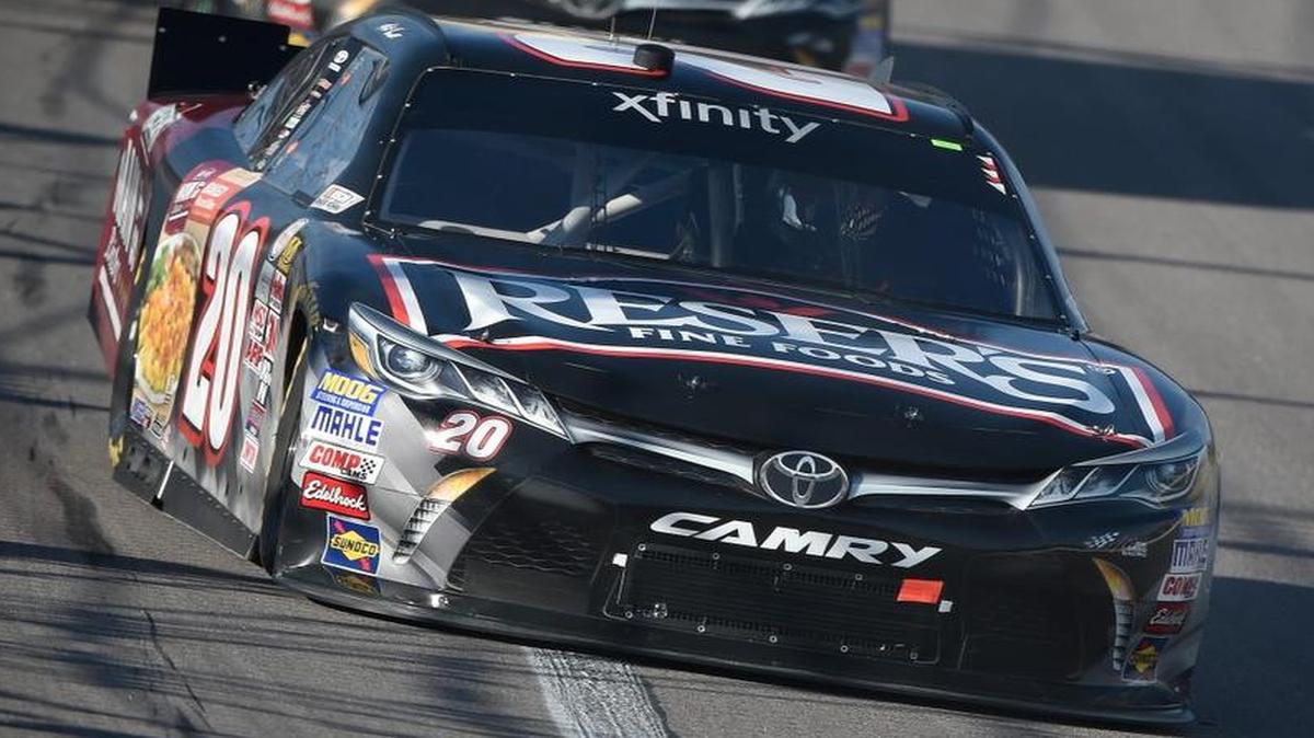 
Matt Kenseth (front) led 148 of the 204 laps Saturday at Kansas Speedway but ended up finishing in second place.
