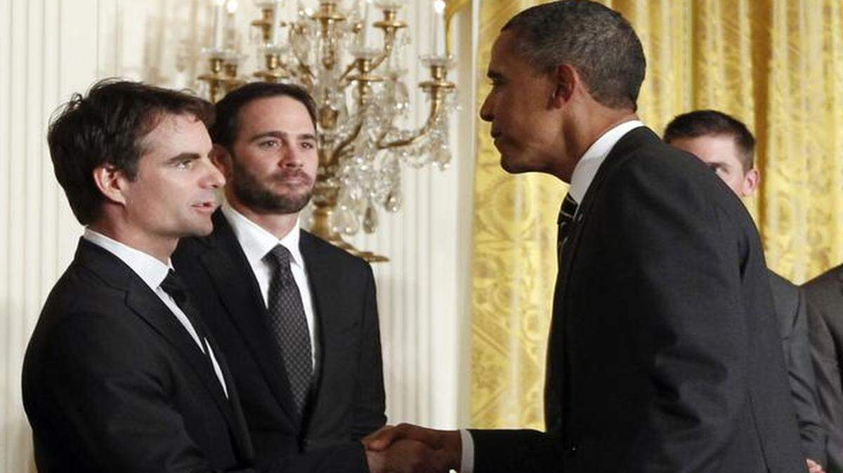 
NASCAR’s Jeff Gordon has gone to the White House and met President Barack Obama several times, including in 2011 as Jimmie Johnson was honored for winning the Sprint Cup Series Championship.


