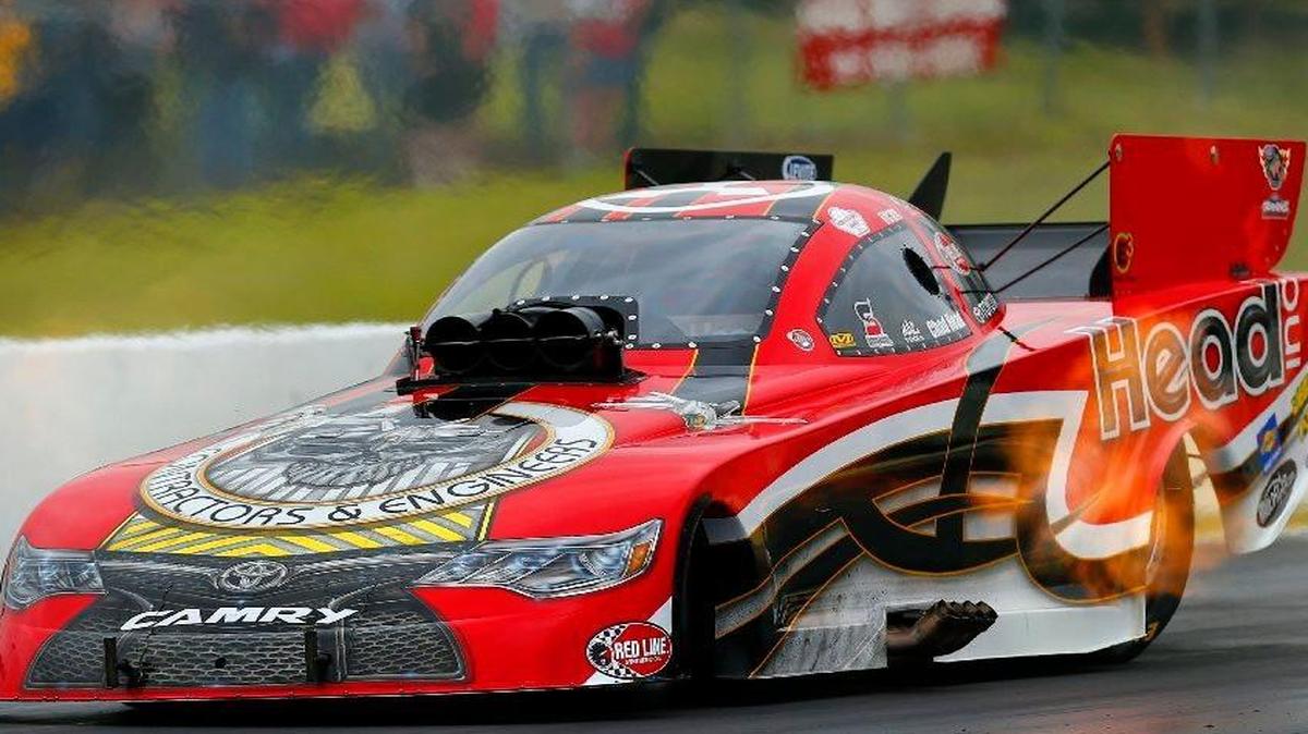 
Chad Head’s track-record time of 3.967 held up through Saturday’s third round of qualifying in the NHRA Kansas Nationals at Heartland Park Topeka.
