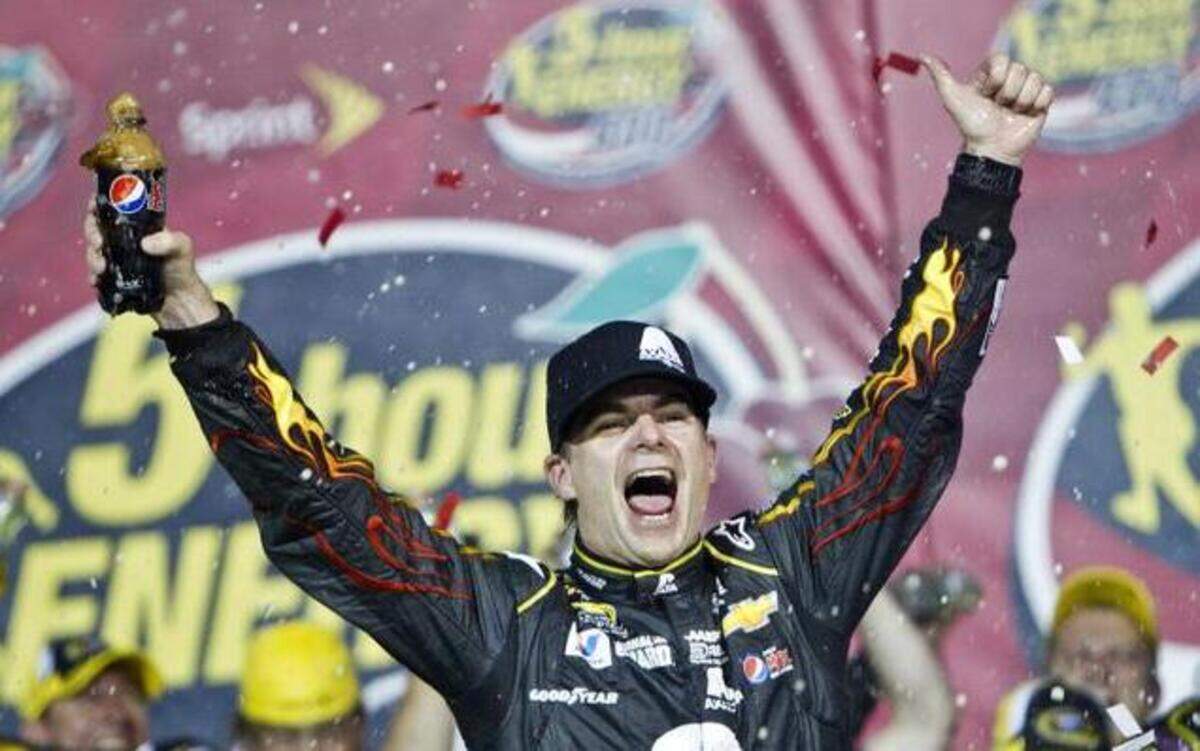 
Jeff Gordon won the NASCAR race May 10, at Kansas Speedway.
