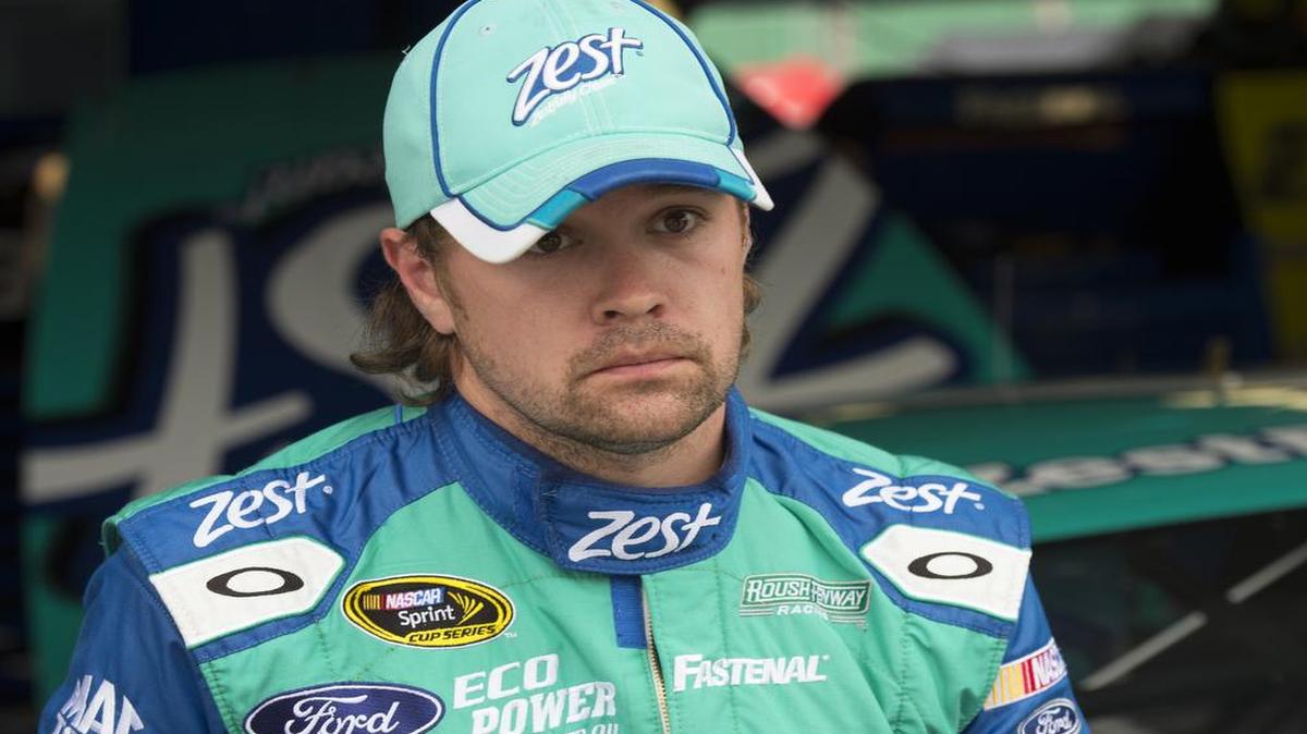 
Ricky Stenhouse Jr. and his Zest Ford Fusion racing team took part in practice on Friday for the SpongeBob SquarePants 400 race at Kansas Speedway.
