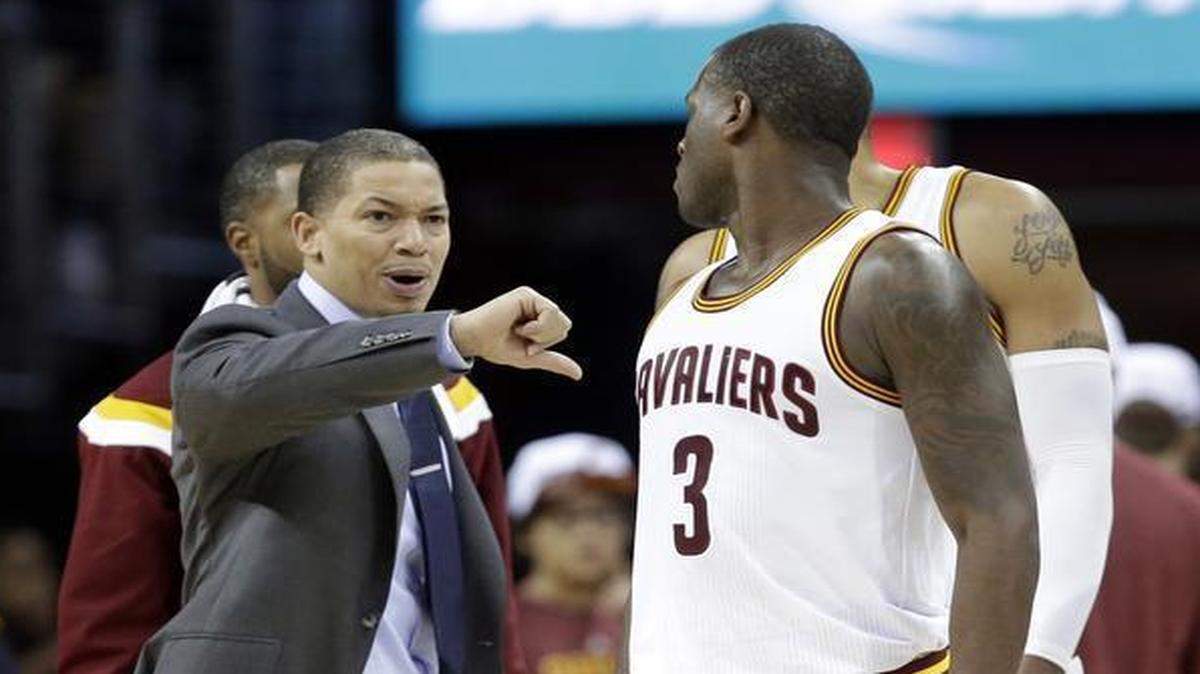 Tyronn Lue (left) is set to become the Cleveland Cavaliers’ head coach.