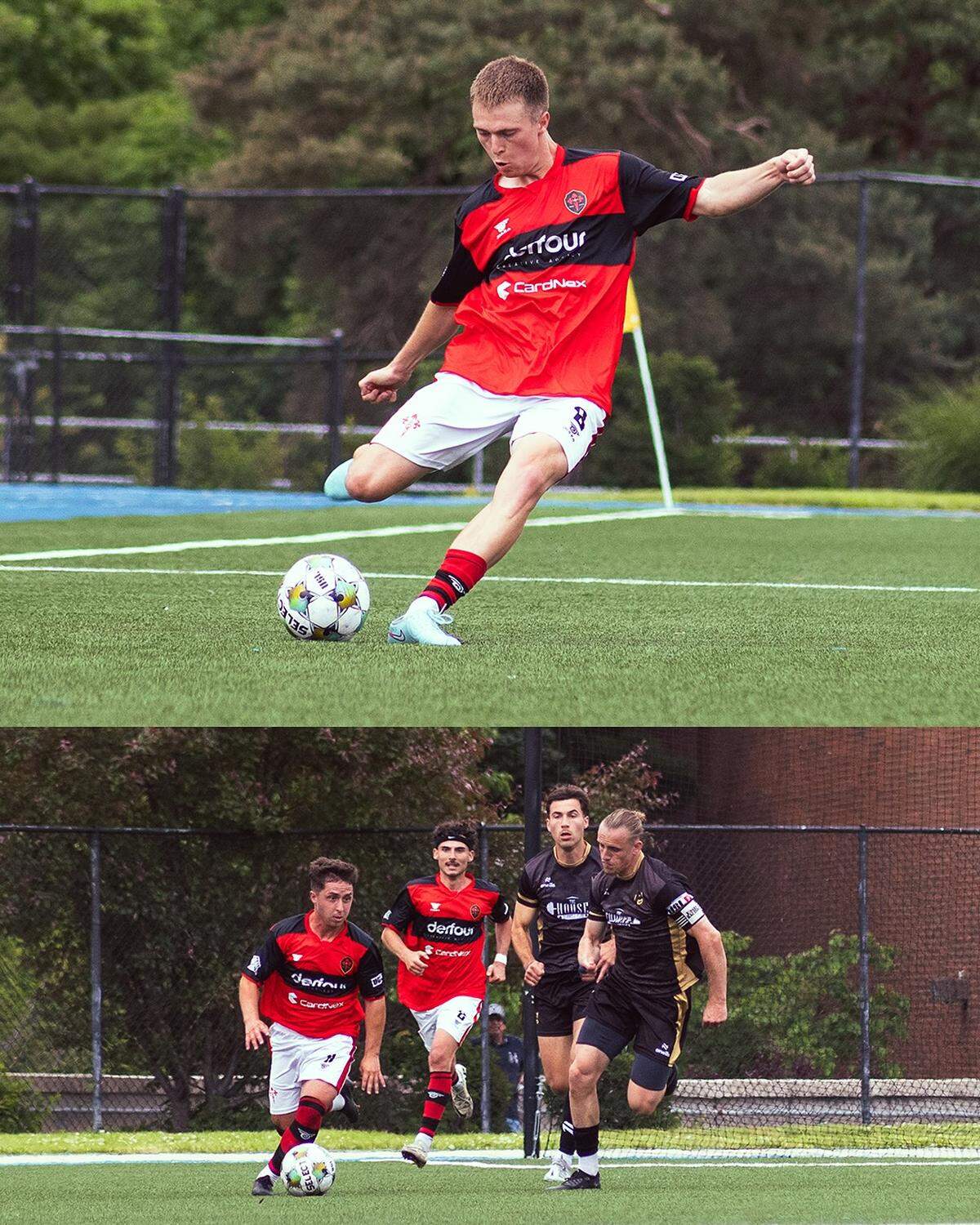 Santafé Wanderers’ coaches use their connections to bring players in from overseas while also tapping Kansas City’s own burgeoning pool of talent. Prospective players and coaches are eager to wear the crest of a historic club that plays in the USL, team owner Lorenzo Cadena Jr. said.