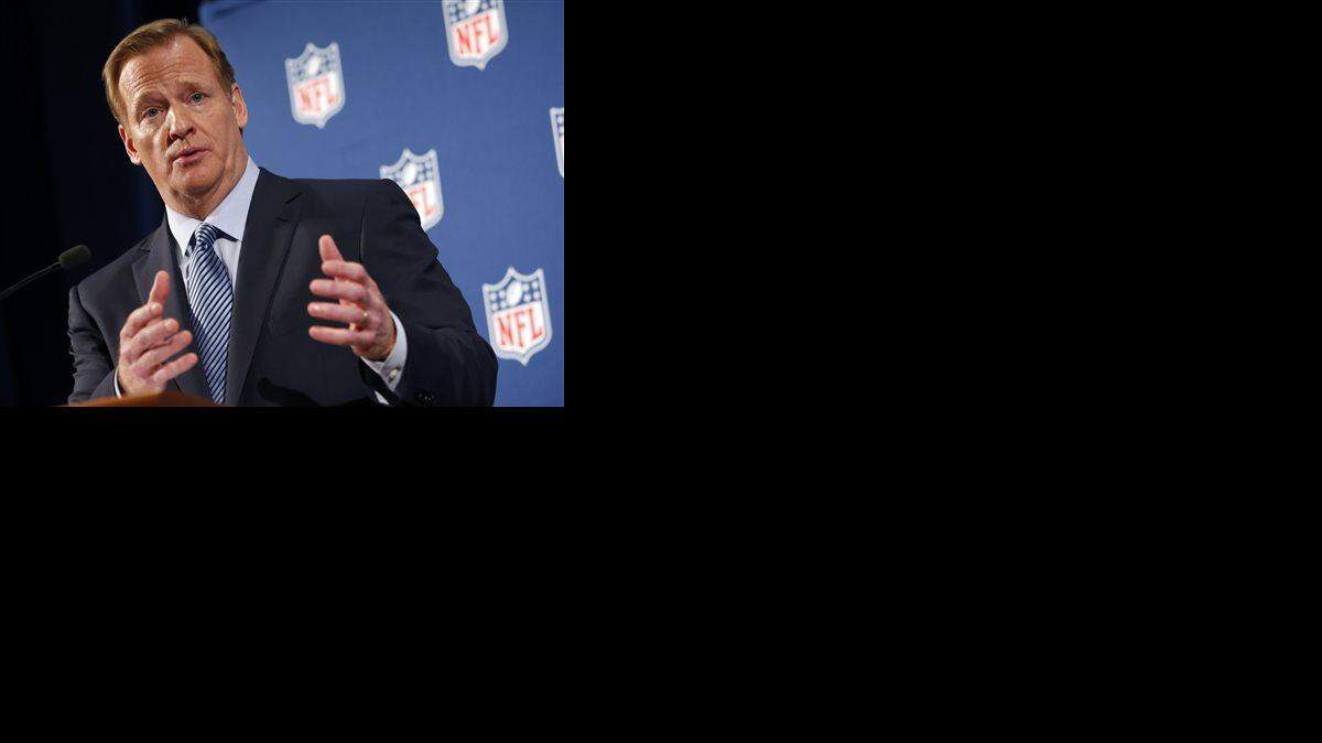 
NFL Commissioner Roger Goodell spoke at a news conference Friday in New York, saying the NFL wants to implement new personal conduct policies by the Super Bowl. 
