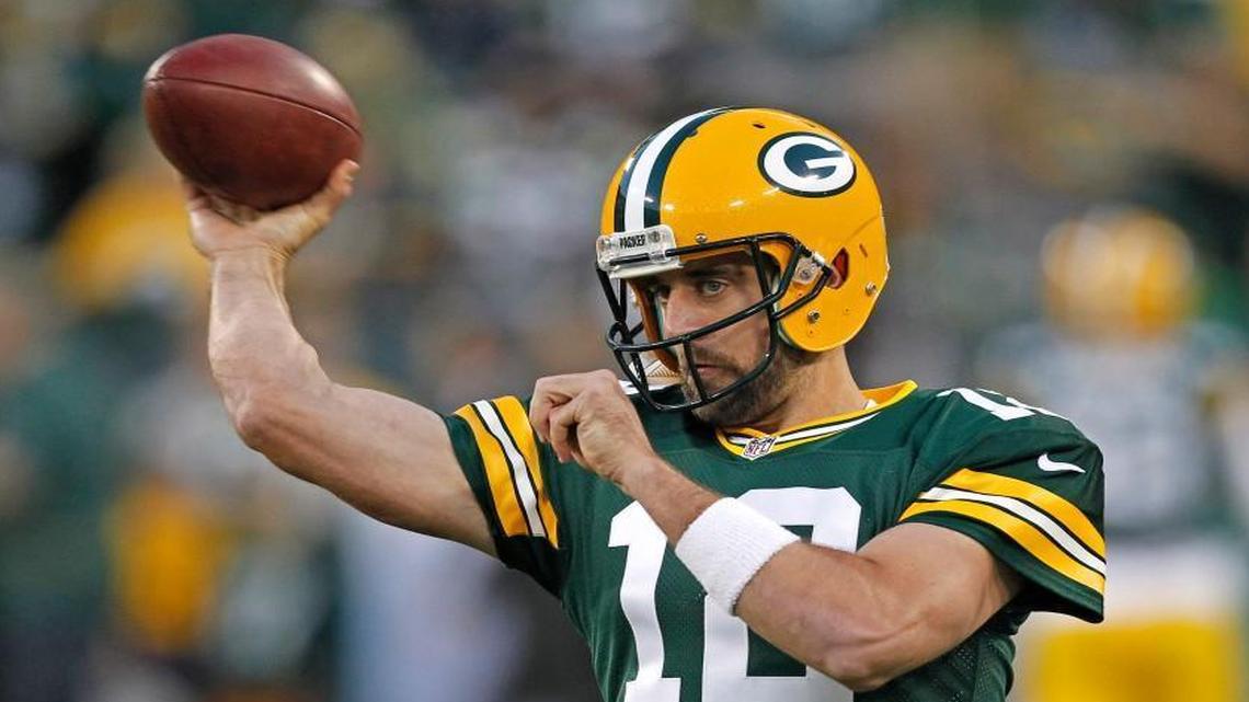 
Packers quarterback Aaron Rodgers
