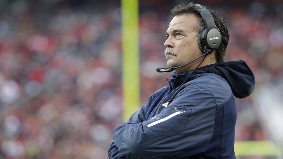 Los Angeles Rams head coach Jeff Fisher.