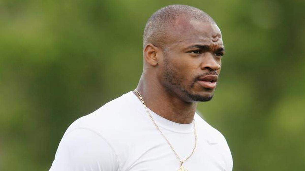 
Minnesota Vikings running back Adrian Peterson.
