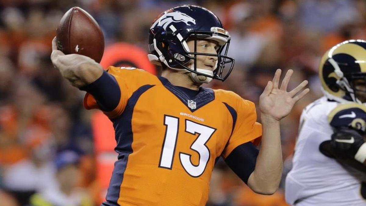 Denver Broncos quarterback Trevor Siemian.