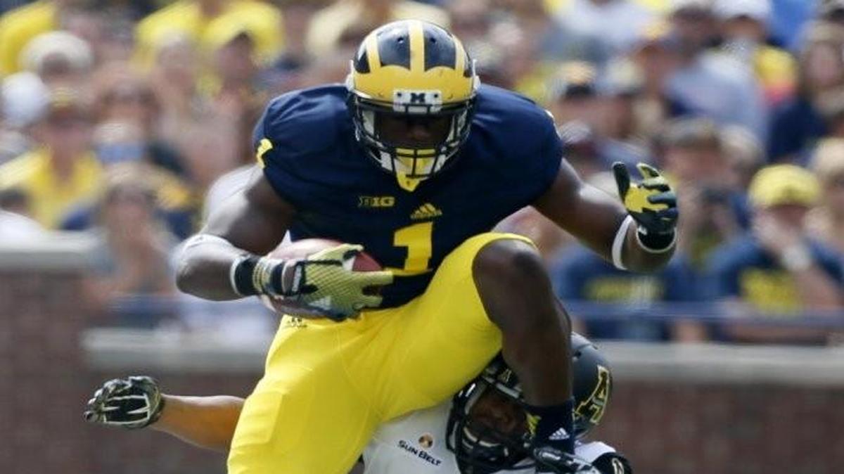 
Devin Funchess has played wide receiver and tight end at Michigan.
