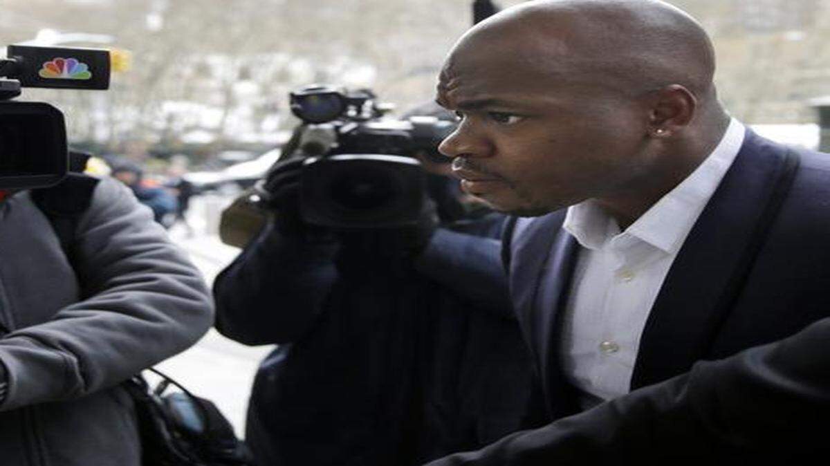 
Vikings running back Adrian Peterson went to an appeal of his suspension on Dec. 2, 2014, in New York. The appeal was denied by an NFL-appointed arbitrator, but U.S. District Court Judge David Doty reinstated Peterson on Feb. 26.
