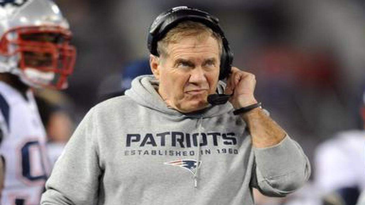 
New England Patriots head coach Bill Belichick.
