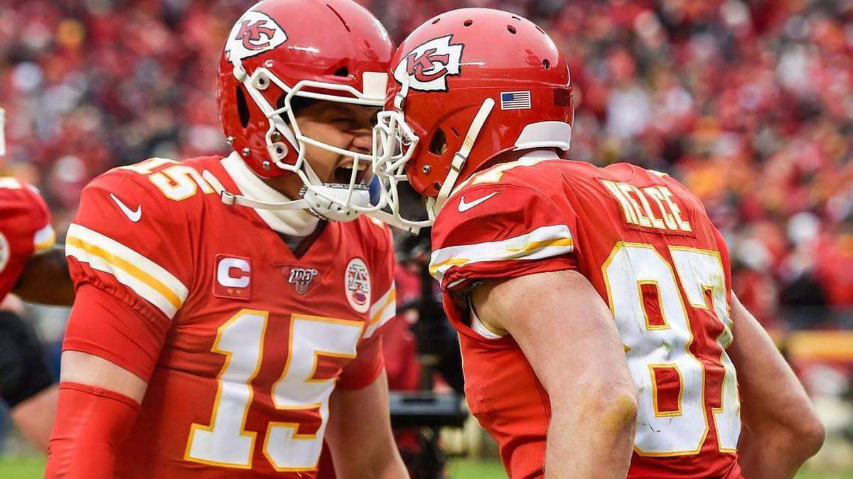 Patrick Mahomes and Travis Kelce