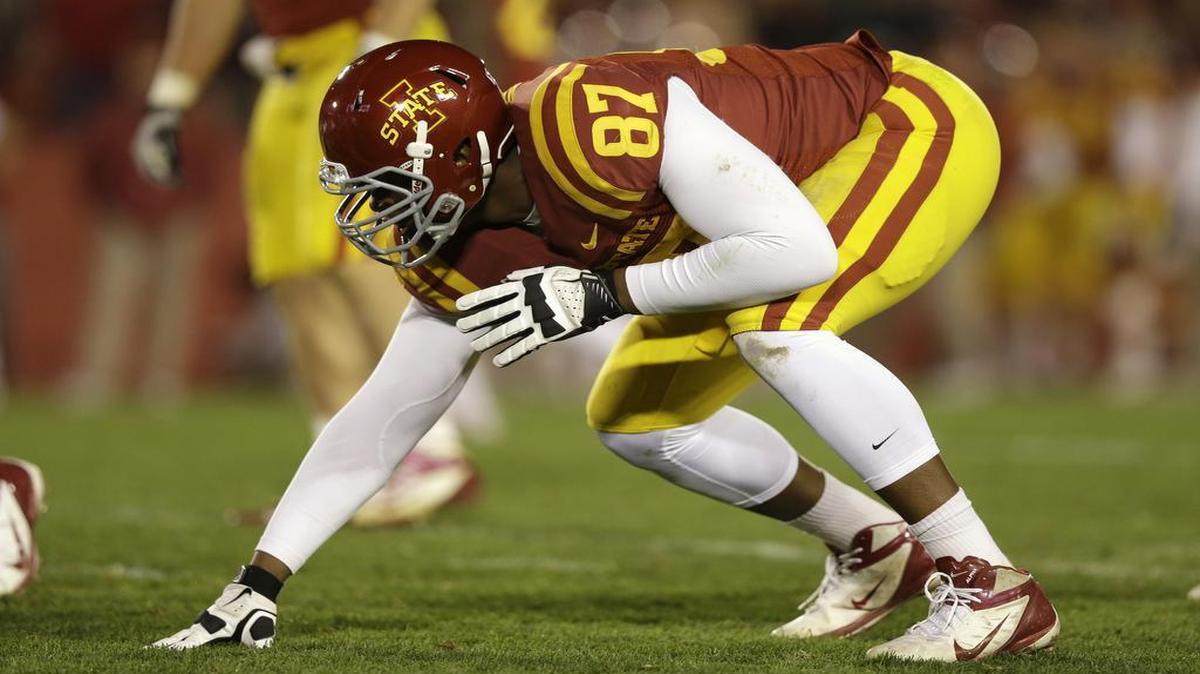 
David Irving last played a football game in 2013, for Iowa State.
