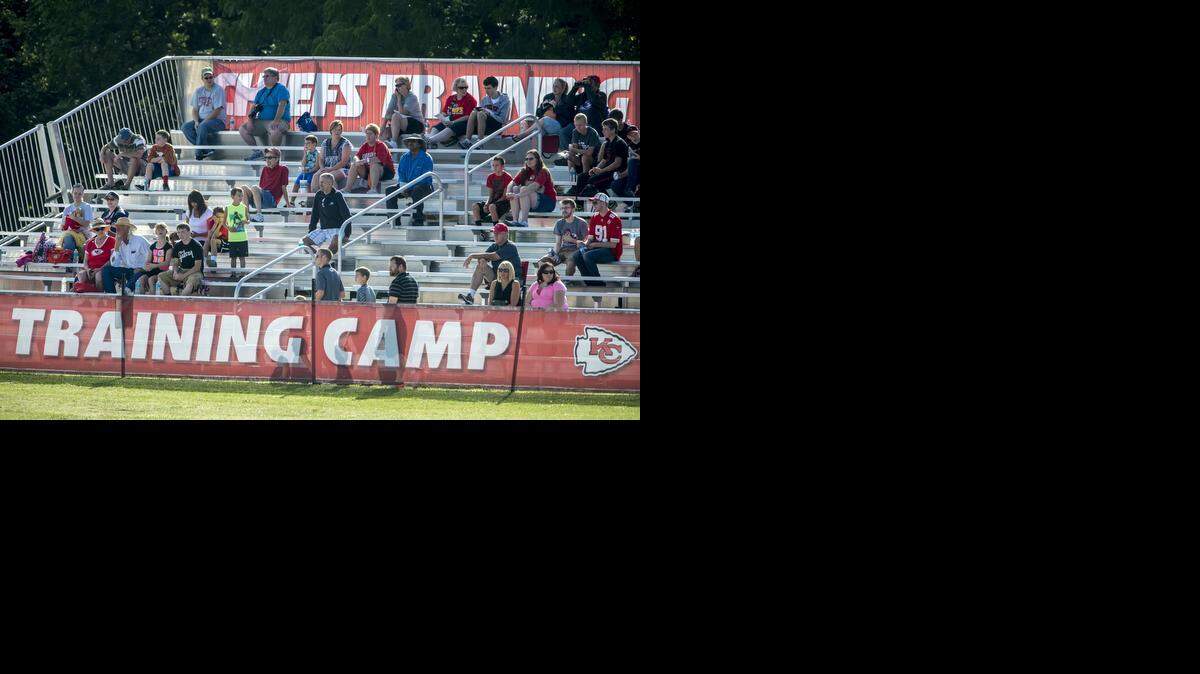 
Kansas City Chiefs fans attended the final day of training camp practice on Thursday morning during Kansas City Chiefs summer training camp practice at Missouri Western State University in St. Joseph, Mo.

