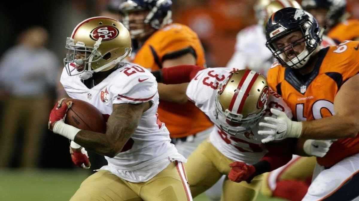 Cornerback Kenneth Acker, who was acquired by the Chiefs from the 49ers on Saturday, intercepted a pass against the Broncos earlier in the preseason.