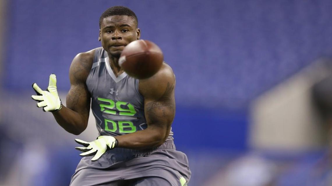 Former Wyoming defensive back Marqueston Huff was selected in the fourth round of the 2014 NFL Draft by the Tennessee Titans.