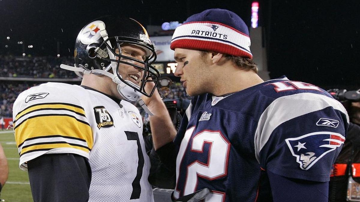 New England Patriots quarterback Tom Brady and Pittsburgh Steelers quarterback Ben Roethlisberger have been to the AFC Championship Game frequently.