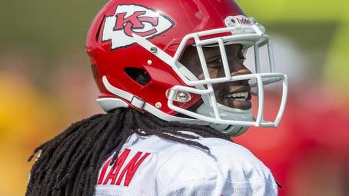
Chiefs safety Jerron McMillian is easily identifiable by the dreadlocks that drape from his helmet, reaching halfway down his back, but he also can be easily found in the Chiefs’ secondary, often working with the first team as the sixth defensive back in the dime defense.
