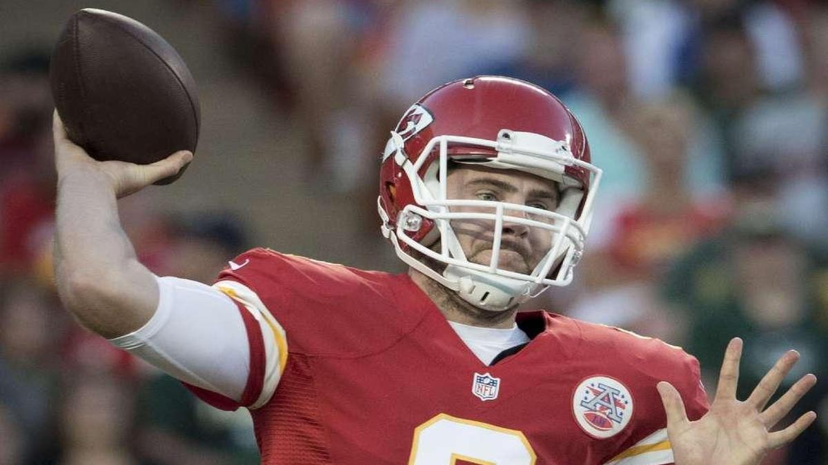 So far, the only passes quarterback Tyler Bray has thrown in a game for the Chiefs have come in the preseason.