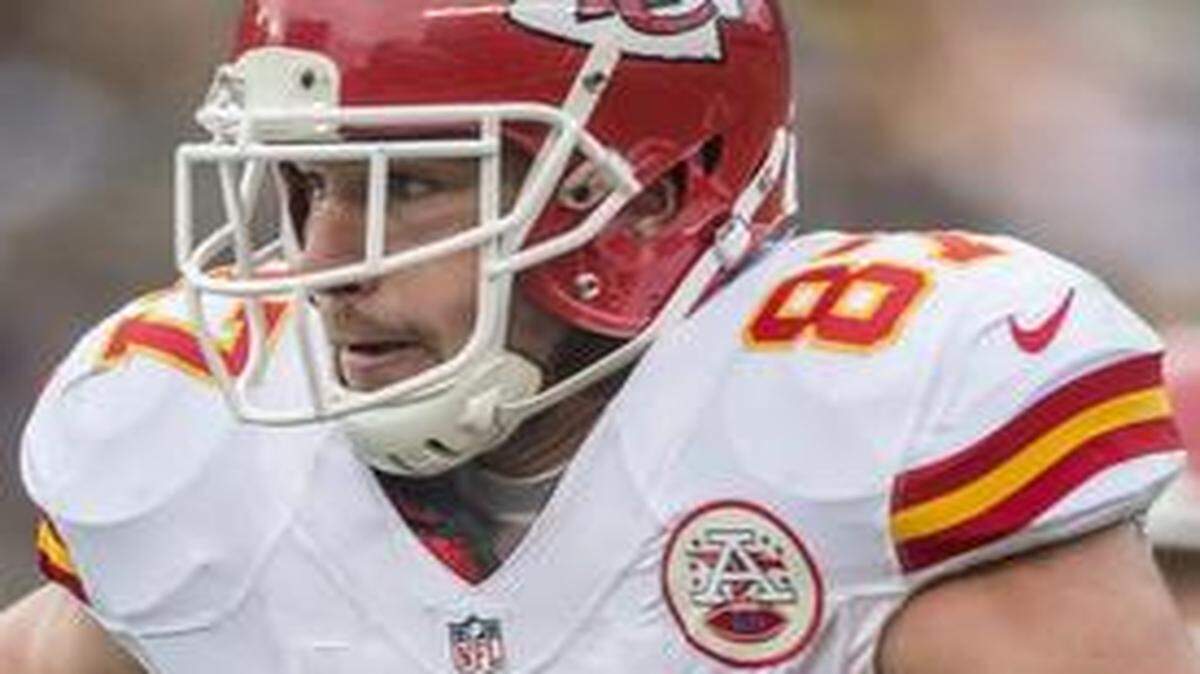 
It should come as no surprise the Chiefs have high expectations for Travis Kelce — he was their leading receiver in 2014, in what essentially amounted to his rookie season. But Chiefs coach Andy Reid reiterated Tuesday that the 25-year-old Kelce, who caught 67 passes for 862 yards and five touchdowns, has not hit his ceiling yet.
