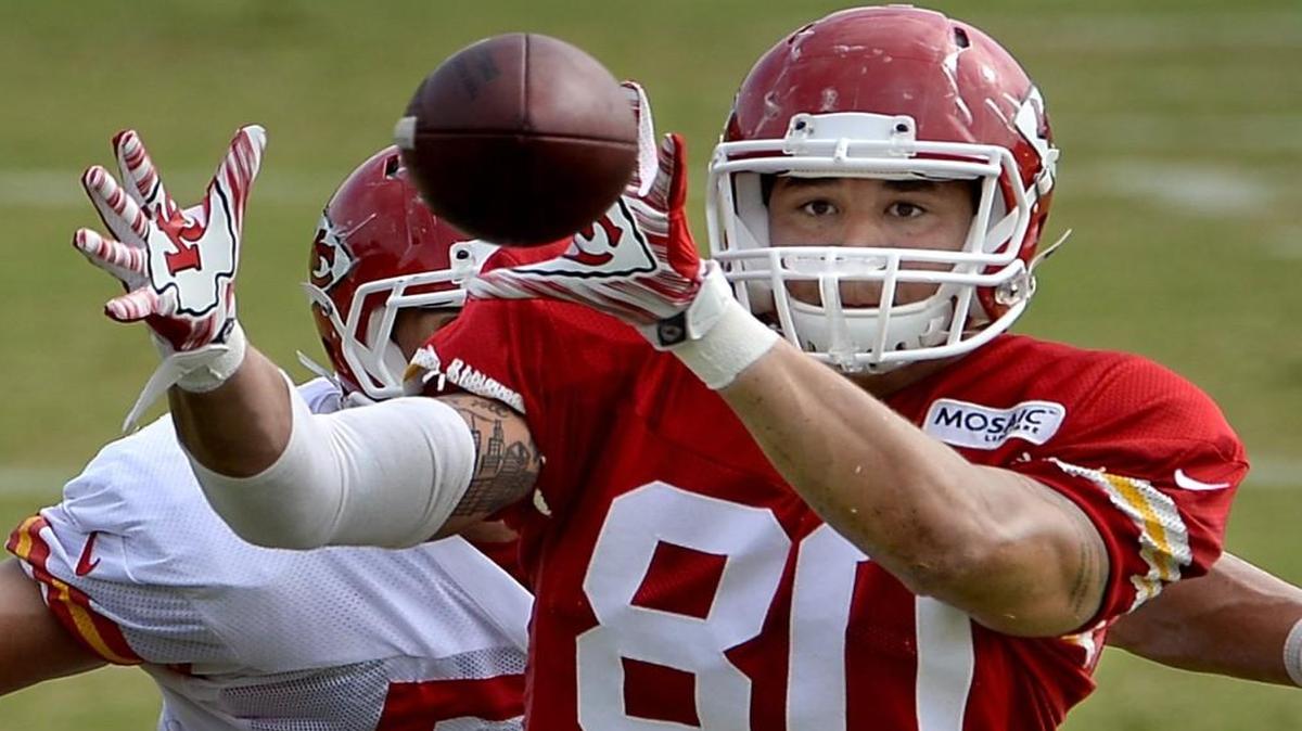 Before the fourth round of the NFL Draft, the Chiefs traded tight end James O’Shaughnessy to the Patriots.
