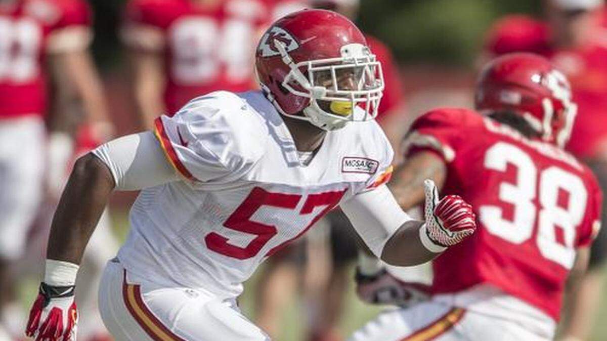 
Former Kansas City Chiefs linebacker Nico Johnson.
