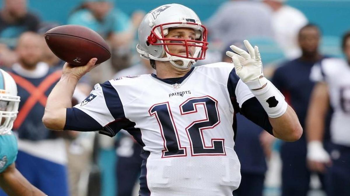 New England Patriots quarterback Tom Brady.