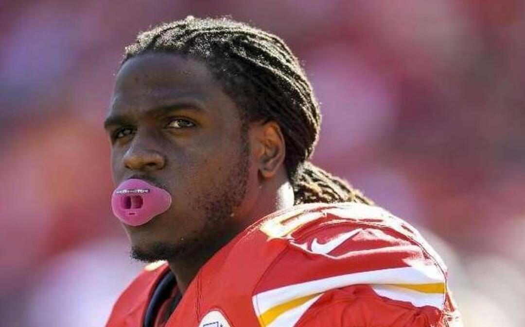 Chiefs running back Jamaal Charles pedaled a stationary bicycle on the sideline in the fourth quarter. Charles only carried the ball one time in the game for 0 yards.