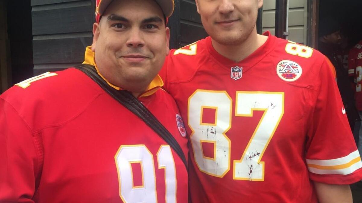 Chiefs fans in England