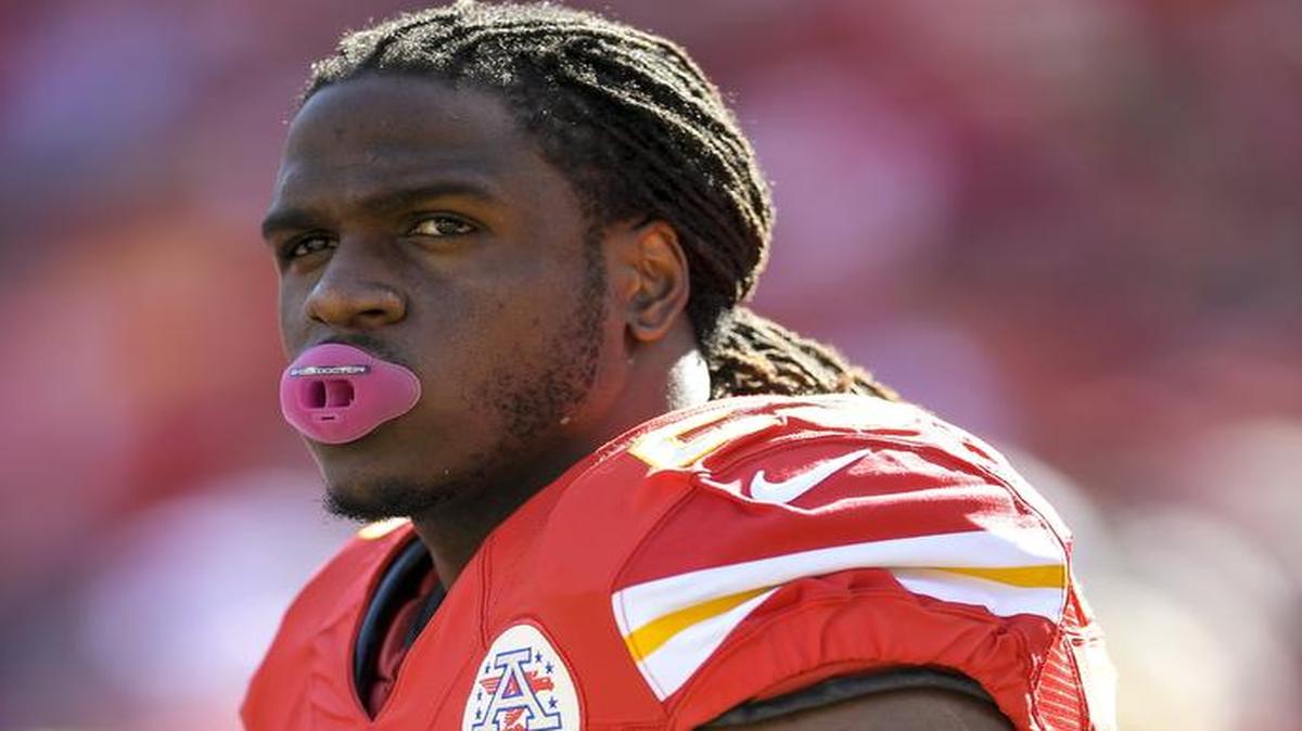 Chiefs chairman Clark Hunt says it was “a sad day” when the team released running back Jamaal Charles (above).