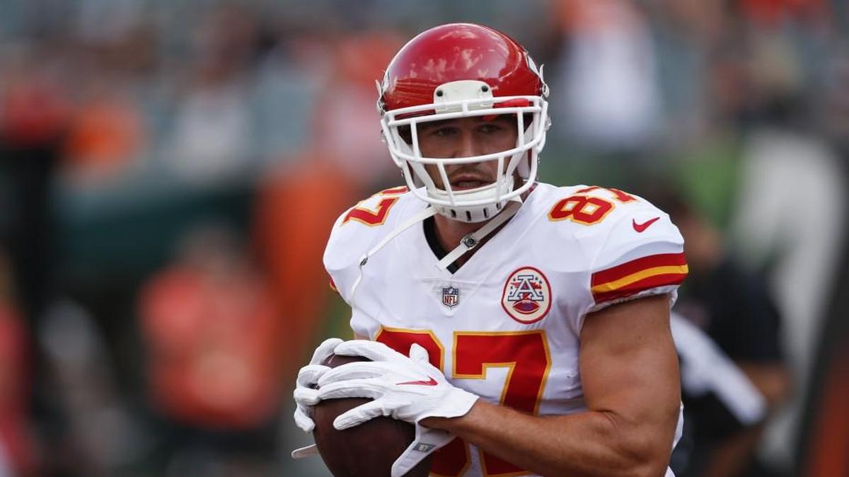 Chiefs tight end Travis Kelce is one of the team’s primary pass-catchers. As such, he gets his share of touchdowns.