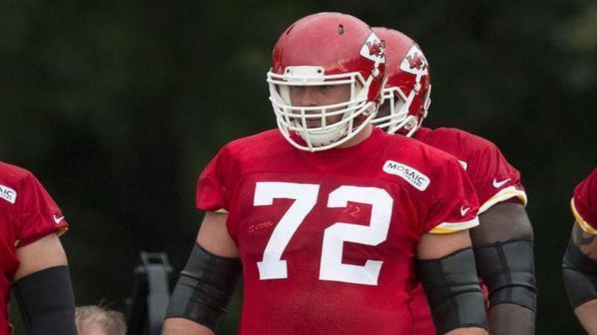 Chiefs tackle Eric Fisher (middle) signed a contract in the offseason worth about $10.5 million per year.