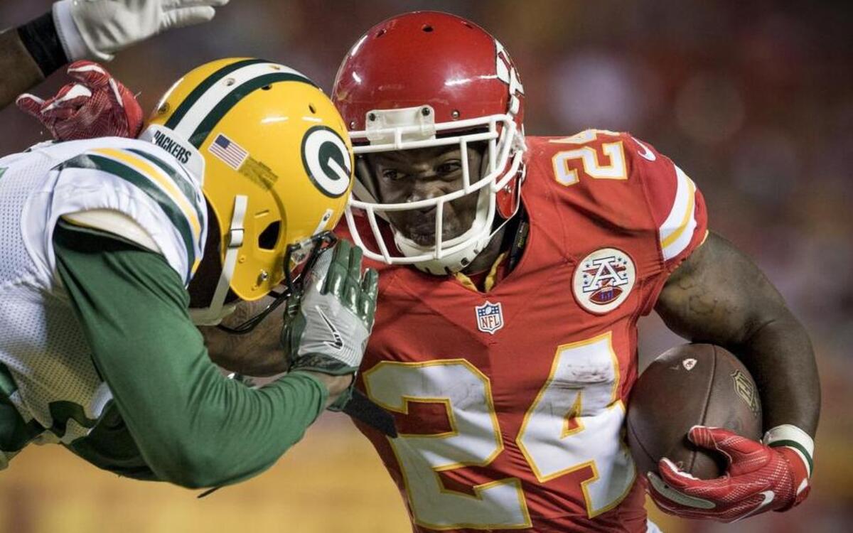 Chiefs running back Darrin Reaves got a lot of playing time in the preseason last year. He was released before the season opener but was signed to the practice squad.