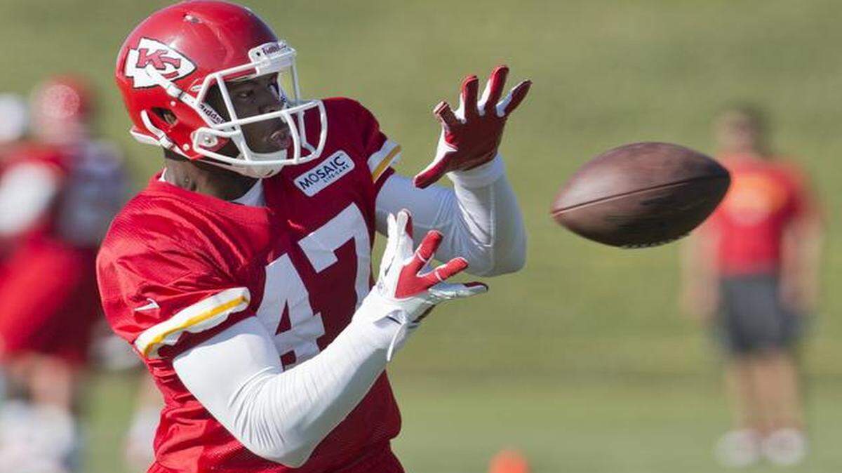 
Chiefs tight end Demetrius Harris 
