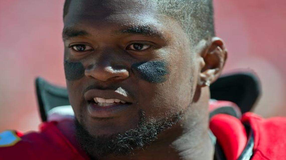 
On Dec. 1, 2012, Kansas City Chiefs linebacker Jovan Belcher killed his girlfriend, Kasandra Perkins, shooting her nine times, before taking his own life with a gunshot to the head.
