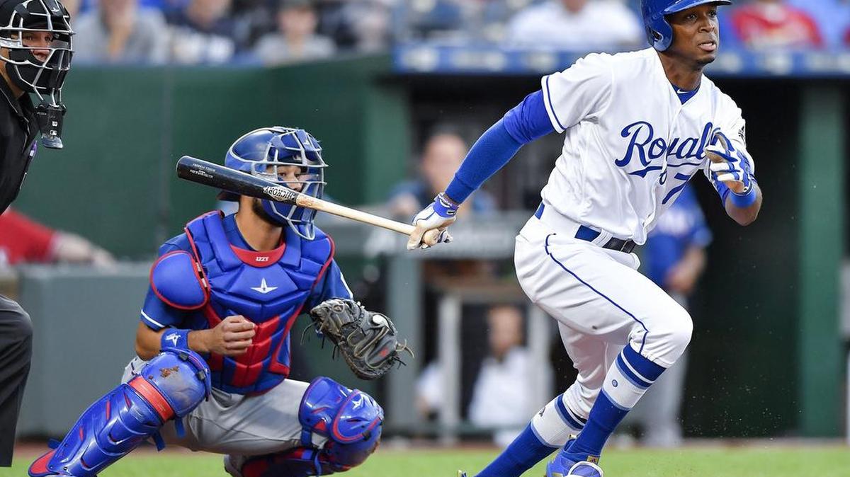 Kansas City Royals' Rosell Herrera during Wednesday's baseball game against the Texas Rangers on June 20, 2018, at Kauffman Stadium in Kansas City, Mo.