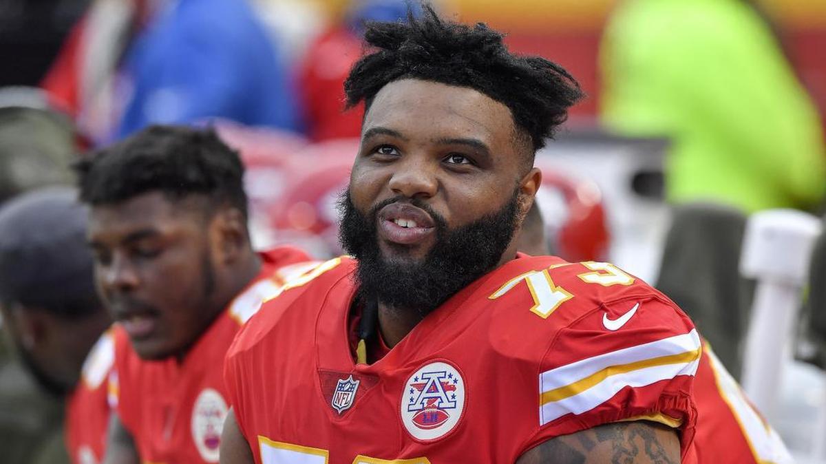 Kansas City Chiefs offensive tackle Jeff Allen during Sunday’s football game against the Arizona Cardinals on November 11, 2018 at Arrowhead Stadium in Kansas City, Mo.