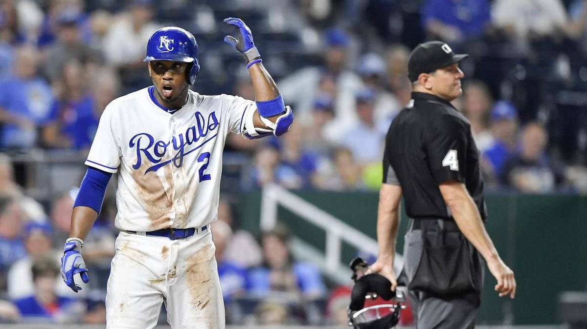 Royals' Alcides Escobar is being shifted around the diamond to accommodate prospect Adalberto Mondesi, who was called up earlier this month.