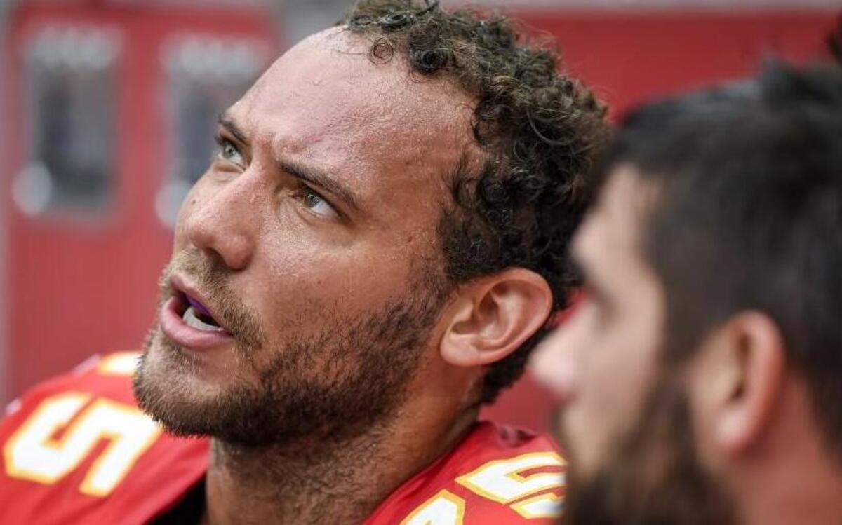 Kansas City Chiefs offensive tackle Jah Reid.