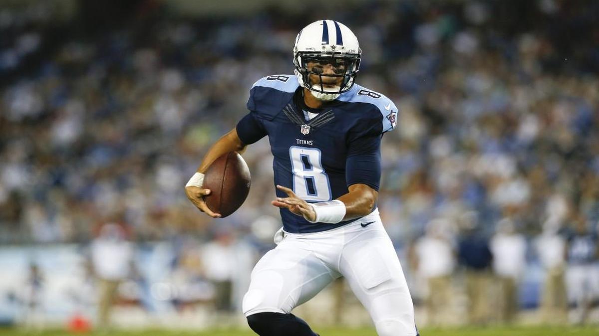 
Tennessee Titans quarterback Marcus Mariota will be up against the Chiefs’ stellar pass rush Friday night in Kansas City’s third preseason game.
