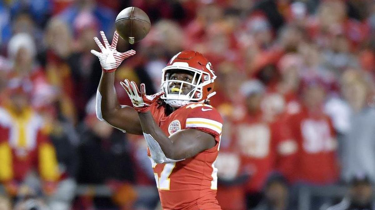 Kansas City Chiefs running back Kareem Hunt