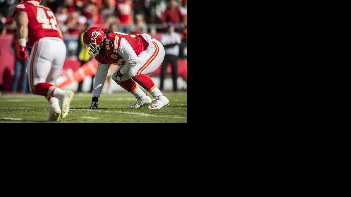 
The Chiefs have put Dontari Poe (right) in the backfield for a few plays this season, but they have yet to give him the ball.


